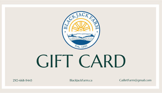 Black Jack Farm Gift Card